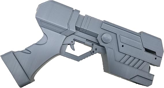 Cosplay Life Zero Suit Samus Paralyser Gun Prop 3D Printed Replica Prop Costume Accessory Grey