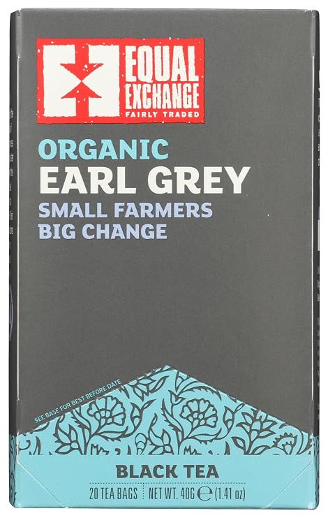 Equal Exchange Organic Earl Grey Tea, 20-Count