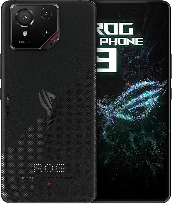 ASUS ROG Phone 9 Unlocked Android Phone, US Version, 6.78" 185Hz AMOLED Display, 256GB Storage, 12GB RAM, 5800mAh Battery, 50MP Gimbal Camera, 32MP Front, Snapdragon 8 Elite, Dual-SIM, Phantom Black