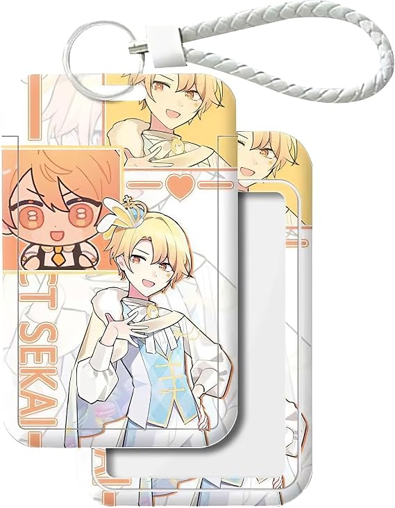Project Sekai Pass Case, Card Holder, Merchandise, Mizuki Akatsuyama, Kanade Yoisaki, Miku, Hoemu, Proca, With Strap, Commuter Pass Decoration, Convenient, IC Card, Commuting to Work or