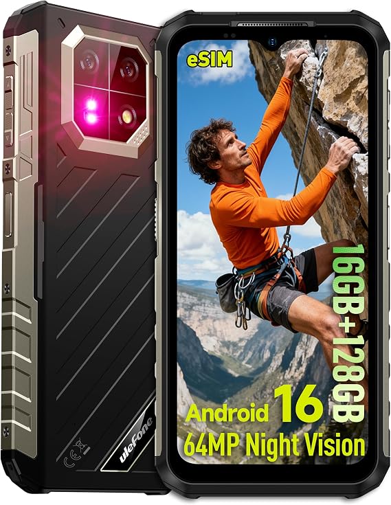 Ulefone Armor 22 Pro Rugged Smartphone 128GB/2TF 64MP-NightVision eSIM