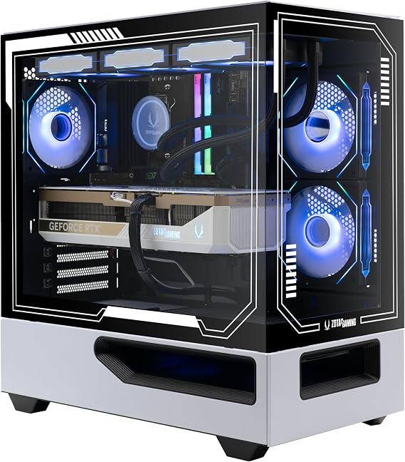 ZOTAC MEK Gaming PC Desktop, GeForce RTX 5090 White, AMD Ryzen 7 9800X3D