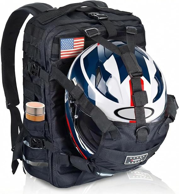 Motorcycle Helmet Backpack for Men 26L