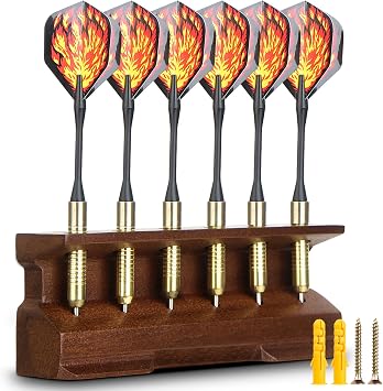 2 in 1 Wooden Dart Holder and Wall Dart Holder, Decoration Dart Holder, Display Rack for Darts Holder, Dart Holder for Home