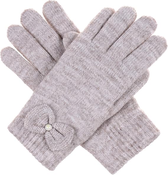 BSB Unisex Winter Toasty Warm Solid Fleece Lined Gloves