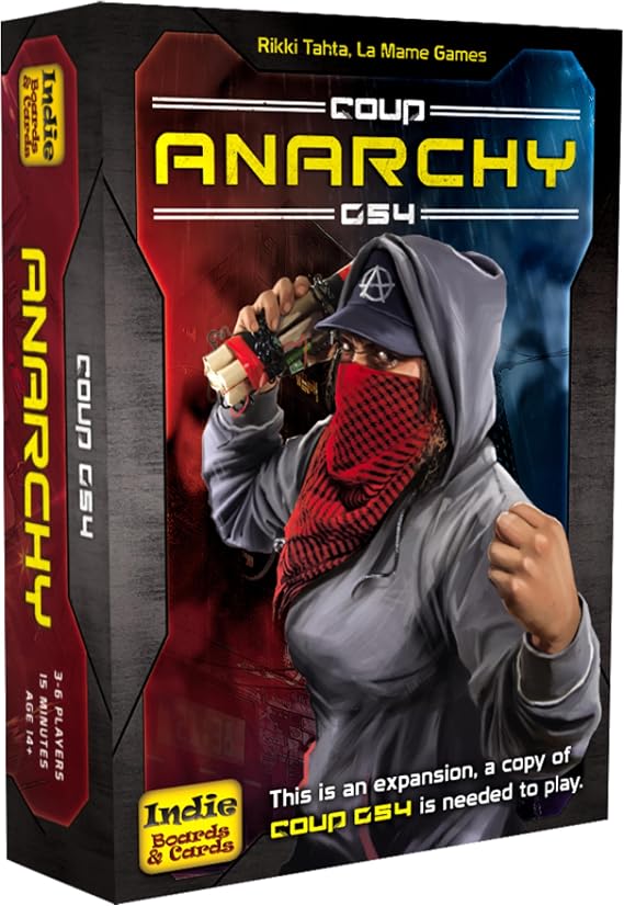Indie Boards & Cards Coup: Rebellion G54, Anarchy, 3-6 Players, Ages 14+