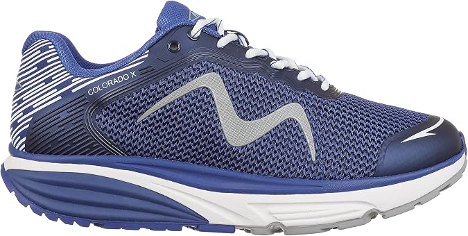 MBT Colorado X Active Outdoor Walking Shoes in Blue for Women in Size 12.5