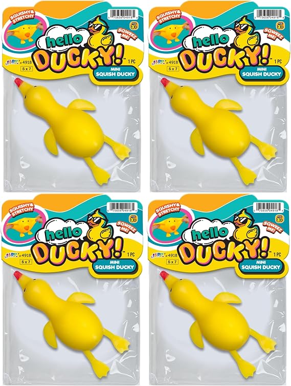 JA-RU Super Stretchy Duckie (1 Mini Duck) 4918-1