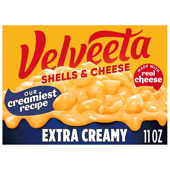 Velveeta Shells and Cheese, Extra Creamy Macaroni and Cheese, 11 oz