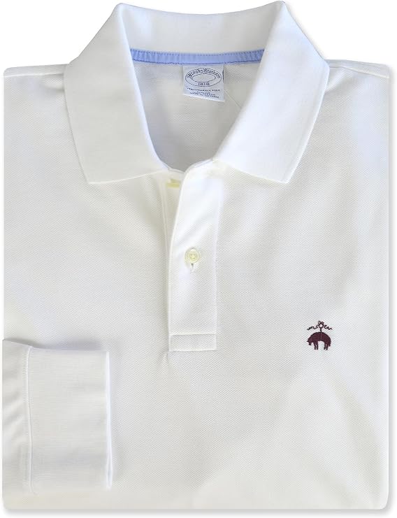 Brooks Brothers mens Long Sleeve Mariner Stripe Half-zip
