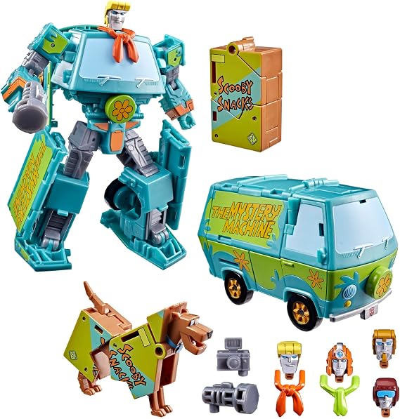 Transformers Scooby Doo Mysterious Prime & Automutt Converting Action Figure Set