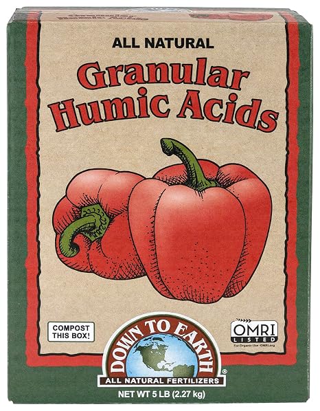 Down To Earth All Natural Fertilizers Organic Granular Humic Acids - 5 lb