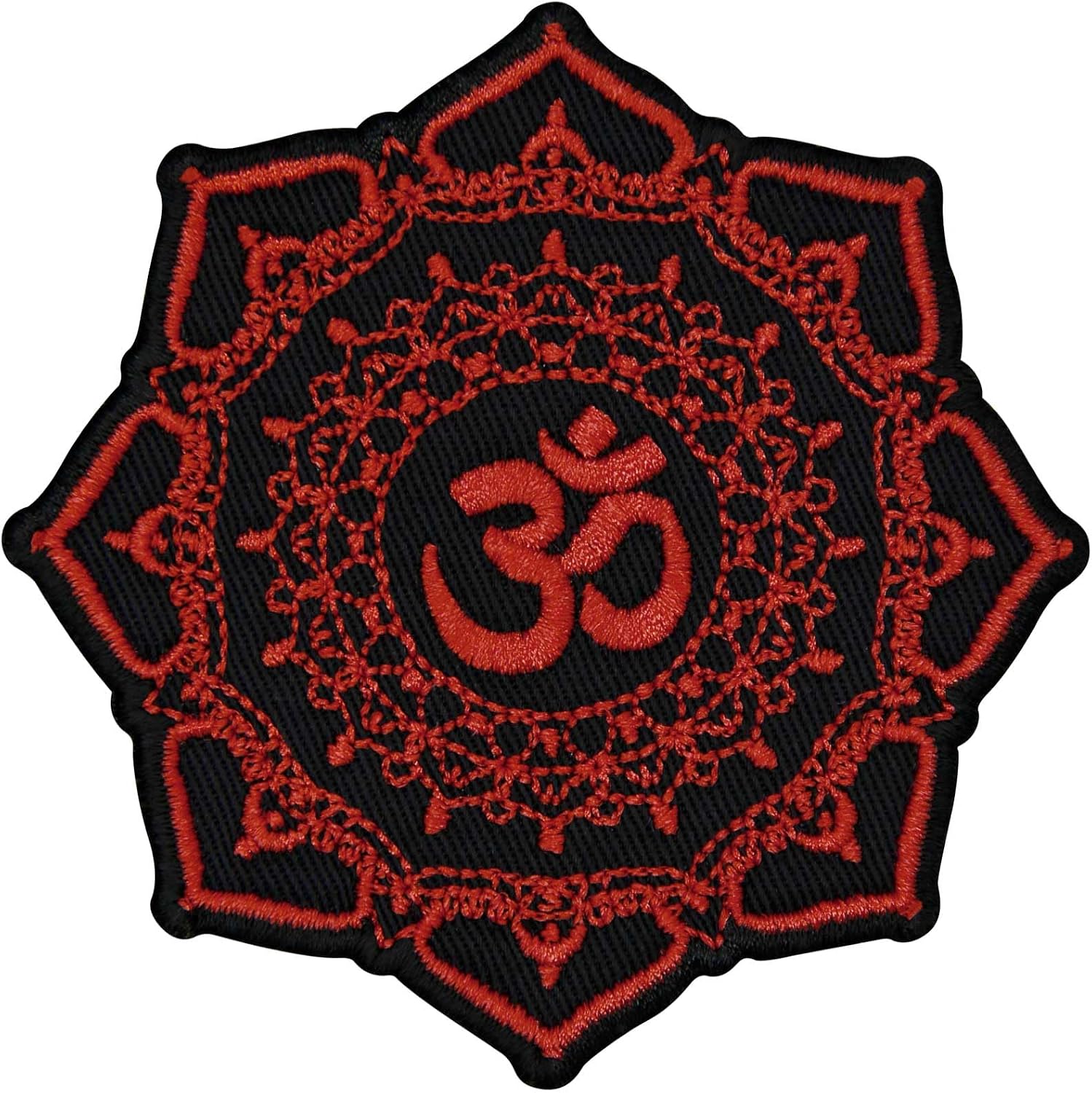 Rocking Planet Ancient Indian Mandala Patch Embroidered Badge Biker Applique Iron On Sew On Emblem