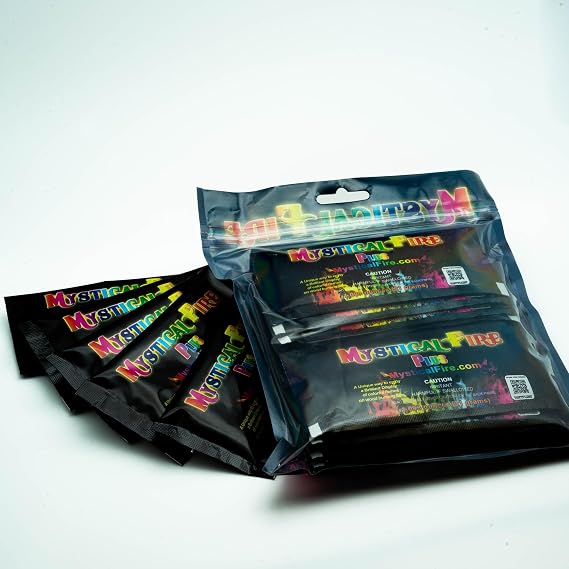 Mystical Fire PLUS Campfire Fireplace Colorant Packets (12 Pack, Mystical Fire Plus)