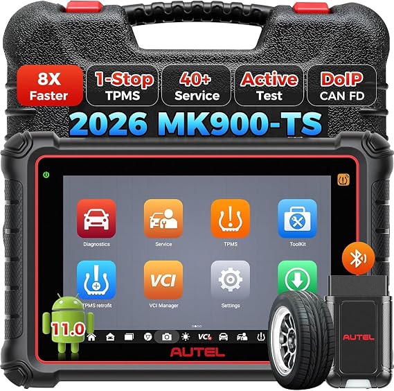Autel MaxiCOM MK900-TS TPMS Diagnostic Tool TPMS Relearn Rest Programming