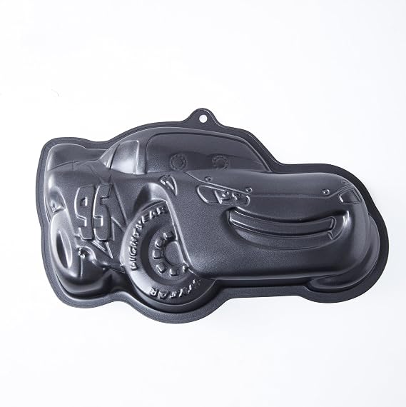 Car Cake Pan, 13.5 in Carbon Steel 3D Race Car Mold