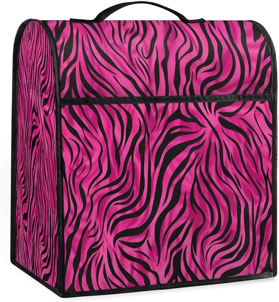 Kitchen Mixer Cover Rose Pink Camouflage Painted Stand Mixer Cover 6-8 Quart Fits All Tilt Head Coffee Maker Dust Cover with Pockets for Accessories