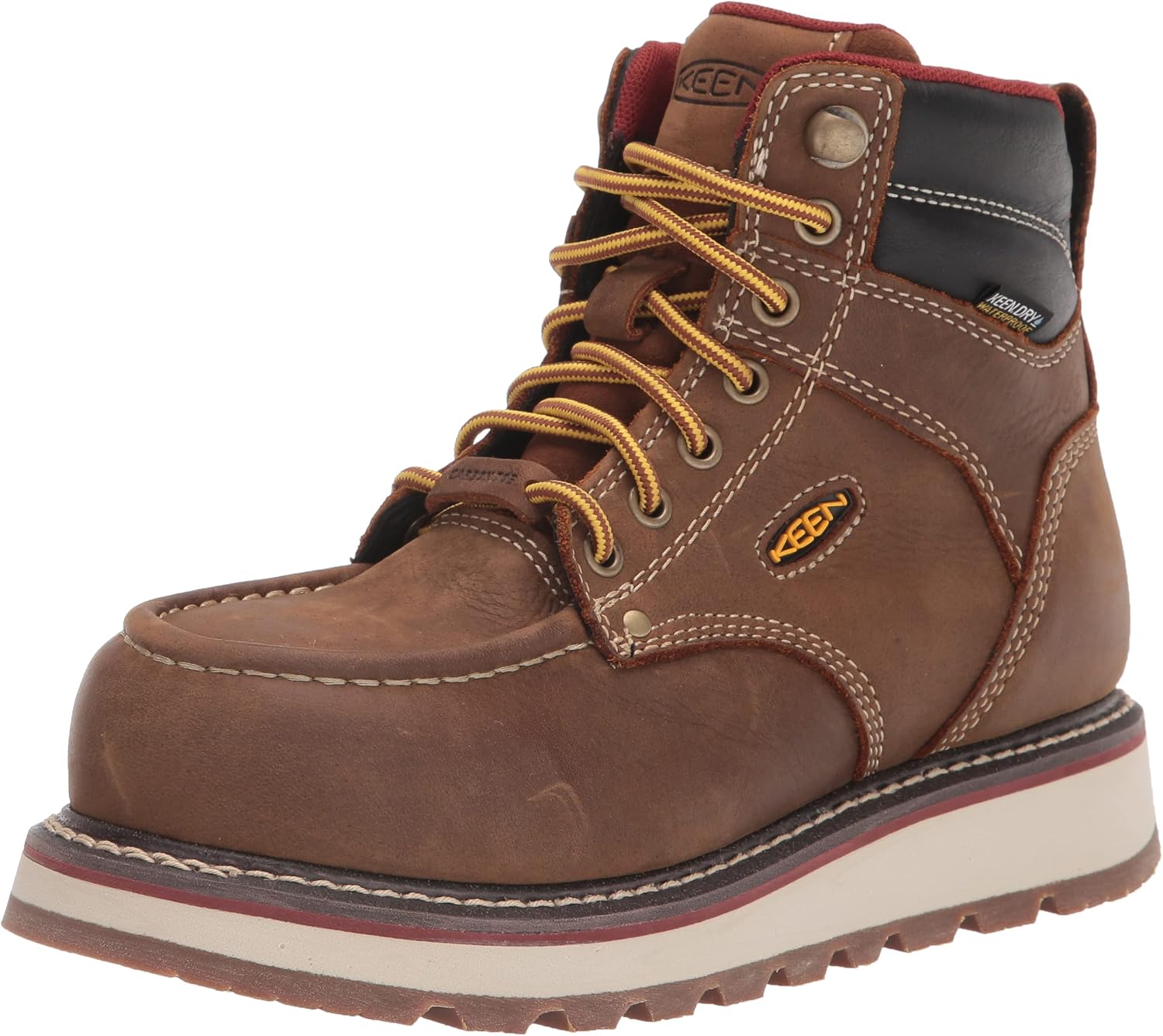 KEEN Utility Womens Cincinnati 6 Composite Toe Waterproof Wedge Work Boot