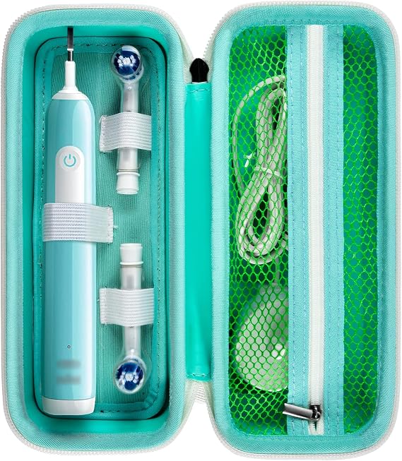 Comecase Toothbrush Travel Case for Oral-B/Sonicare - Green, Bag Only