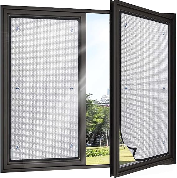 Window Thermal Insulation Film,100% Blackout Privacy Window Film,Heat Reflective UV Blocking Window Tint Film,Non-Adhesive Window Sticker,Glass Heat Control Shield,WxH-145x220cm/57x87in