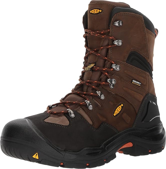 KEEN Utility Men's Coburg 8" Steel Toe Waterproof Work Boots