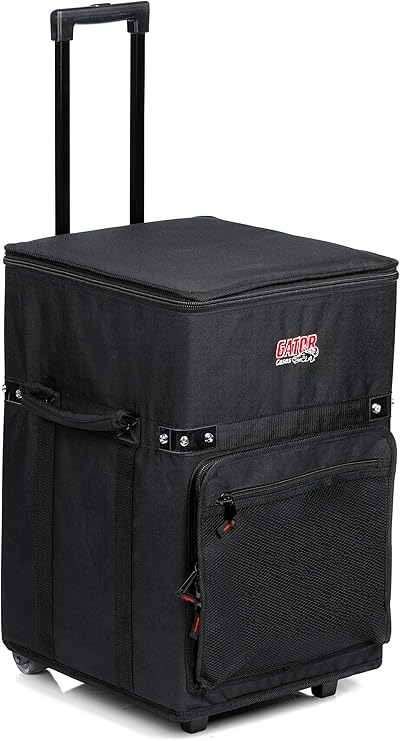 Gator Cases Utility Series Cargo Case with Lift-Out-Tray, Wheels, and Retractable Pull Handle, 13.5" x 12.75" x 14" (GX-20)