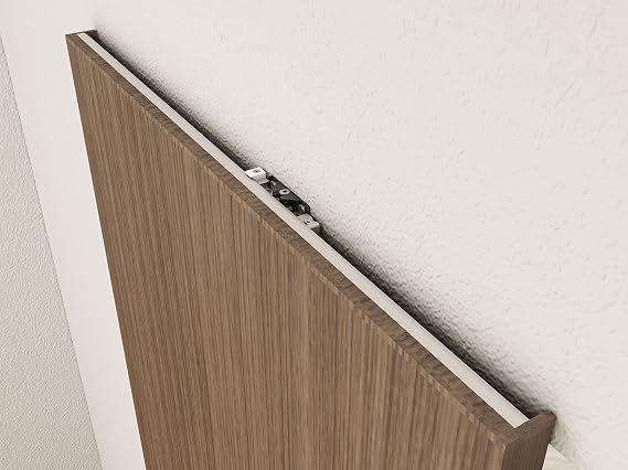 39 in. Soft Close and Open Interior Hidden Track System Sliding Barn Door Hardware Set (Door Not Included)