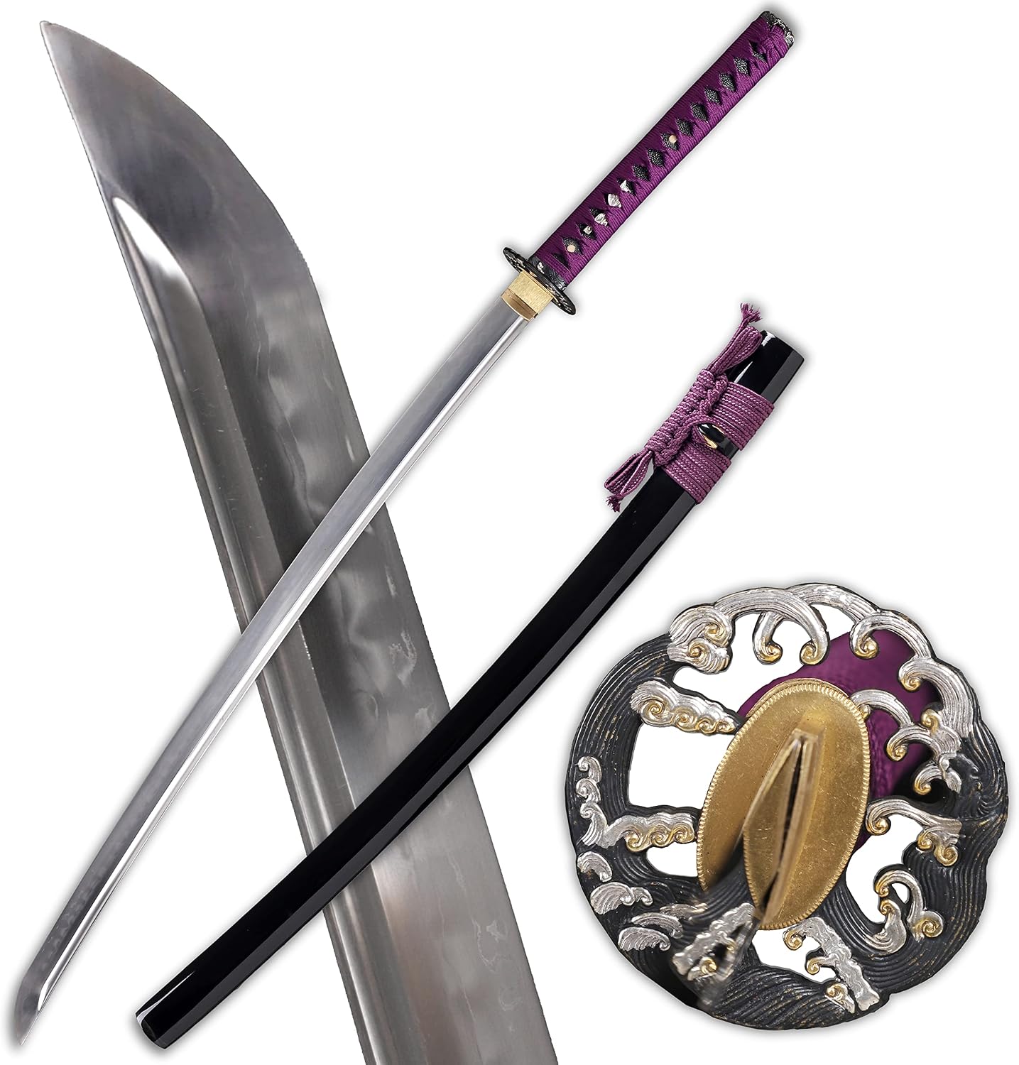 Shinken of Swords Katana Sword Real Hand Forged Japanese Clay Tempered shihozume Folded Steel Blade Samurai Sword Razor Sharp Full Tang