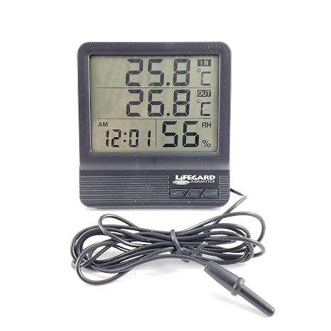 LIFEGARD DIGITAL THERMOMETER HYGROMETER with Probe