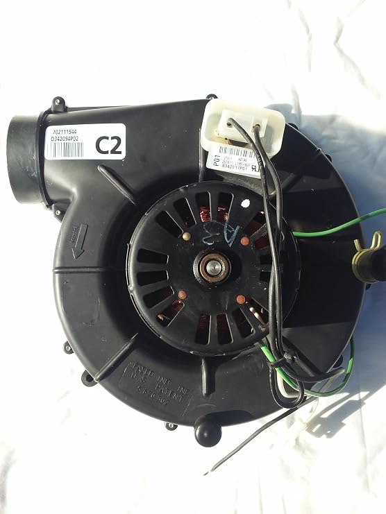 Fasco A196 3.3" Frame Shaded Pole OEM Replacement Specific Purpose Blower with Sleeve Bearing, 1/25HP, 3200rpm, 115V, 60Hz, 1.35 amps