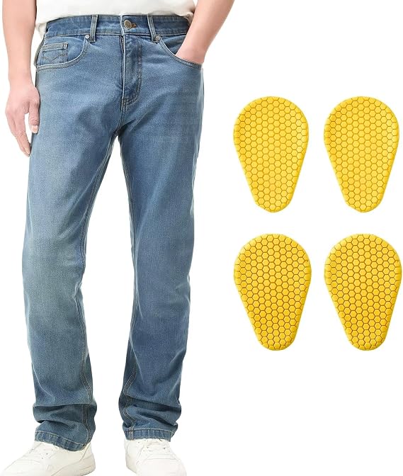 ILM Motorcycle Riding Pants CE Armored Motorbike Jeans All Season PJN1