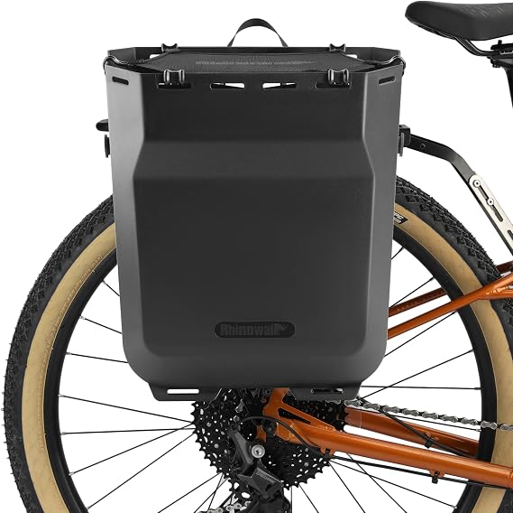 Rhinowalk Bike Bag Waterproof Pannier Bag Convertible - 2 in 1 Bicycle Saddle Bag Shoulder Bag Laptop Pannier Professional Cycling Accessories