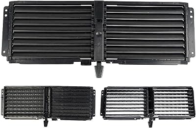 Forwinparts Radiator Shutter for 2018 2019 Chevy Equinox 2018 2019 2020 GMC Terrain 84460245 GM1206111 Front Bumper Upper Radiator Shutter