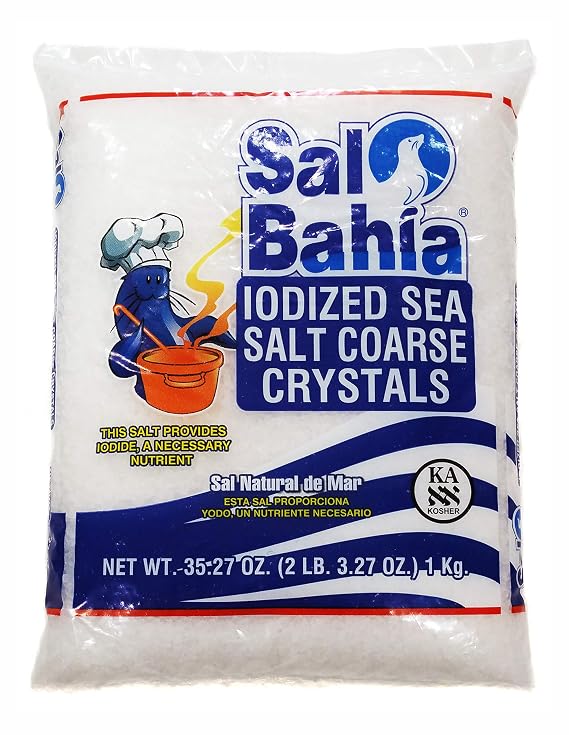 Sal Bahia Iodized Sea Salt Coarse Crystals 35.27oz
