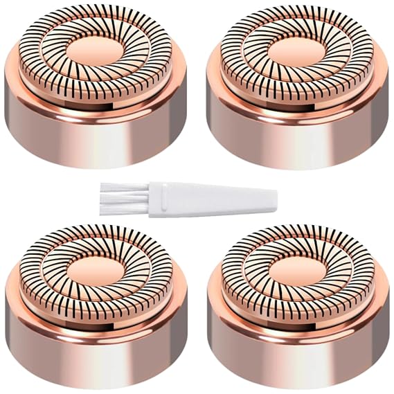Women Facial Hair Remover Replacement Heads Gen 2 for Finishing Touch Flawless,Double Halo Face Razor Replacement Heads for Flawless Painless Face Hair Remover Tool