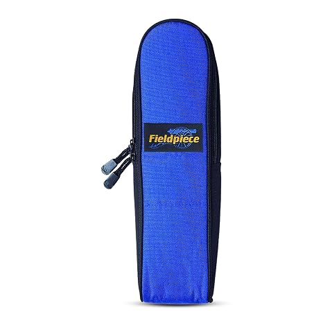 Fieldpiece ANC7 Large Single Meter Case Padded HVAC Clamp Meter Case with Hidden Pocket, Rugged Nylon Tool Pouch for Multimeter, Test Leads & Thermocouples