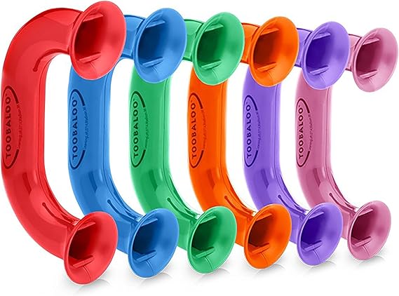 (6 Pack - Assorted) Toobaloo Auditory Feedback Phone Accelerate Reading Fluency, Comprehension and Pronunciation with a Reading Phone.