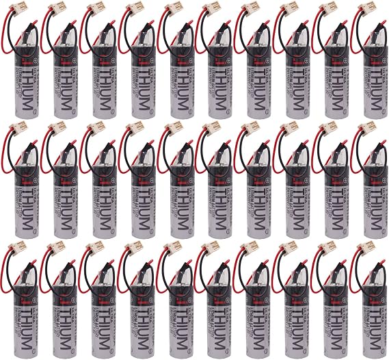 30 Pack ER17500V/3.6V 2700mAh Battery for Yaskawa HW1483880-A Robot YRC1000 GP Body