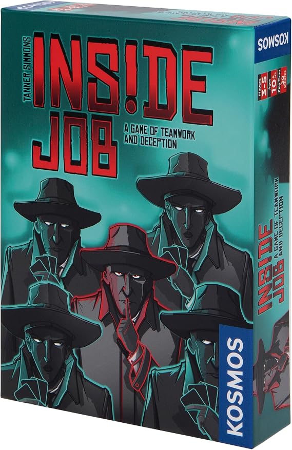 Inside Job | Social Deduction Game | Card Game | Family Games | Kosmos | 2-5 Players | Spy Games | Fast-Paced