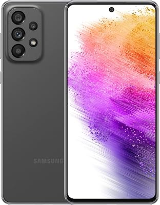SAMSUNG Galaxy A73 5G Dual A736B 128GB 8GB RAM Factory Unlocked GSM Only | No CDMA - not Compatible with VerizonSprint Awesome Grey
