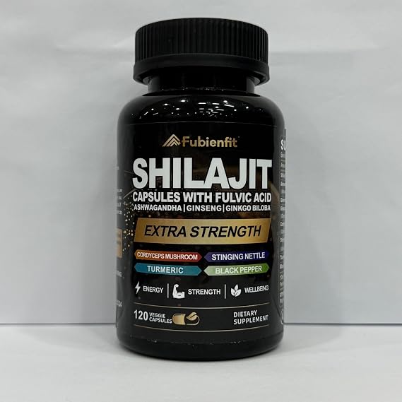 Maxxi Clean Fubienfit Shilajit Organic - Shilajit Capsules - Men Shilajit - 120 Capsules