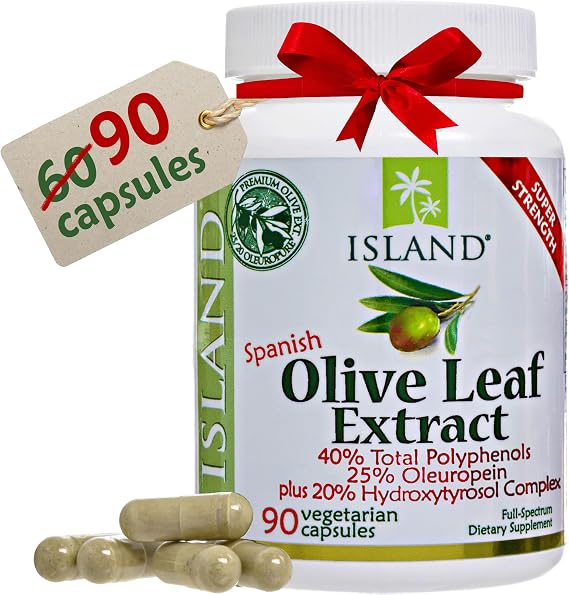 Olive Leaf Extract Capsules with Real Hydroxytyrosol, 90-ct, from Spain
