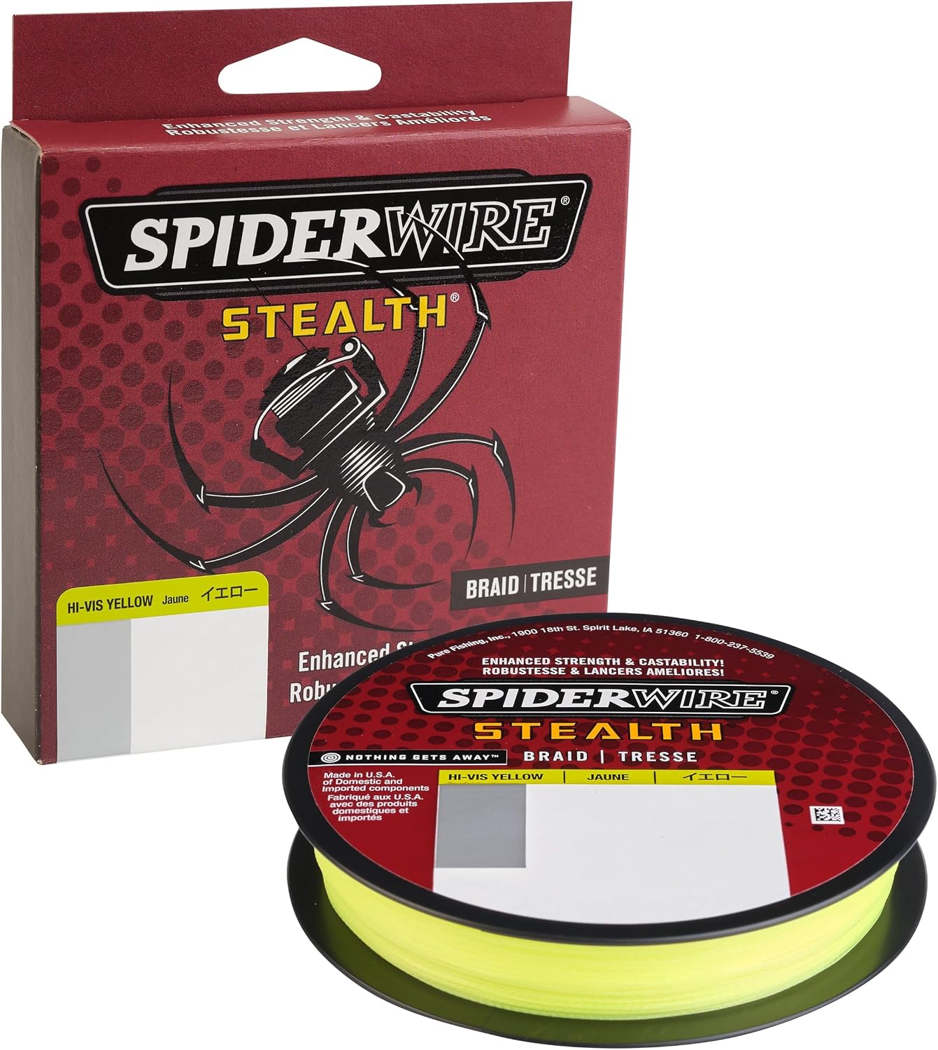 Spiderwire Stealth Braid, yosun yeşili, 50 g