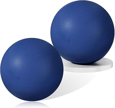 2 Pcs 7 Inch Foam Balls Uncoated High Density, Soft and Bouncy Silent Foam Balls Classroom, Lightweight and Easy to Grasp for Sports Indoor OutdoorBlue