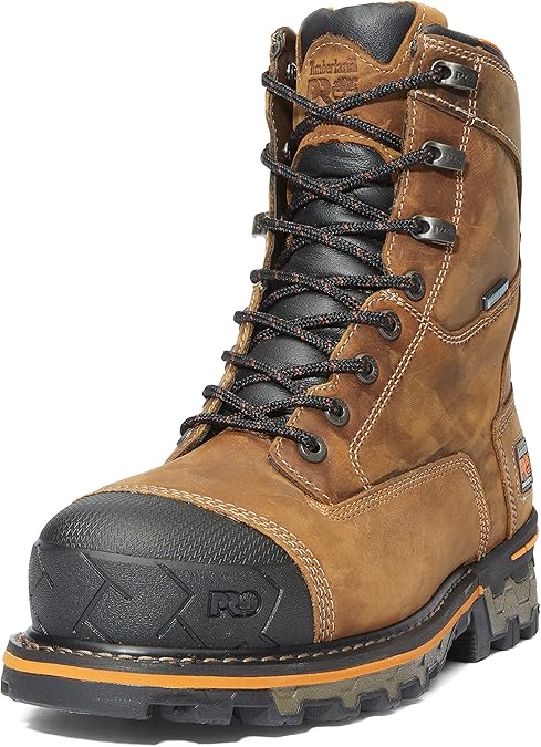 Timberland PRO Men's 8" Boondock Comp-Toe Waterproof Work Boot