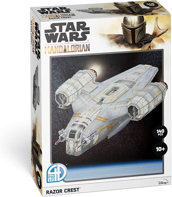 4D Cityscape Star Wars 3D Paper Model Kits (Mandalorian Razor Crest)