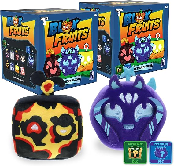 Blox Fruit - Collectible Mystery Plush 2 Pack 4" Tall, Series 2
