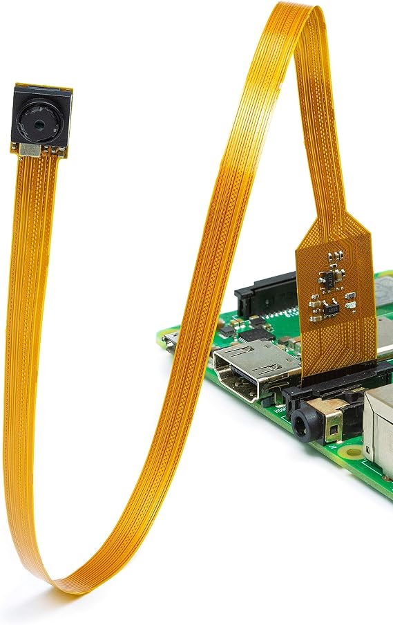 Arducam 1/4 Inch 5 Megapixels Sensor Mini Camera Module with Flex Cable for Raspberry Pi 4B, 3B+, 2B
