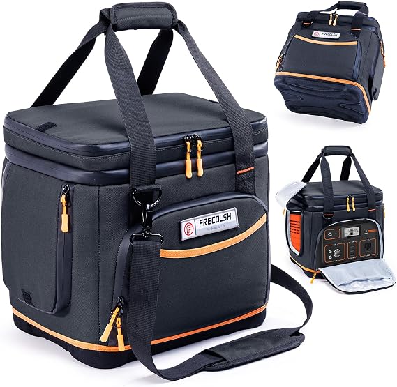 Double-Layer Carrying Case for Jackery Explorer 500/500 v2 Power Station