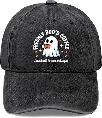 Freshly Bood Coffee Hats for Golf Men Women Aesthetic Washed Distressed Baseball Cap Beach caps for Daughter